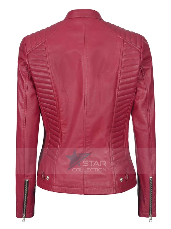 Womens Cafe Racer Leather Jacket