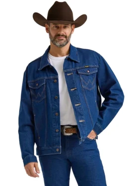 Mens Wrangler Cowboy Cut Denim Jacket