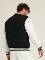 Wool and Leather Varsity Jacket